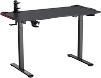 Escritorio Ajustable para Juegos de Computadora, Mesa de Juego Eléctrica Moderna