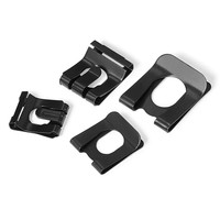 Custom Stainless Steel Flat Money China Suppliers' Clip-on External Retaining Rings Fasteners in F Black-Phosphate Spring Steel