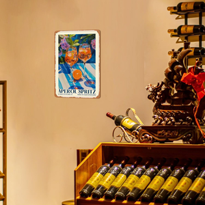 <span class=keywords><strong>Plaque</strong></span> en métal rétro Aperol Spritz, <span class=keywords><strong>plaque</strong></span> murale avec recette de <span class=keywords><strong>cocktail</strong></span>, décoration de bar et de maison, cadeau pour les amateurs de cocktails - Product Image 6