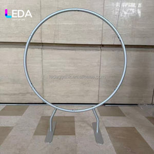 LEDA New Design Stable Round Aluminum Alloy <b>Stand</b> Red Cover Wedding <b>Backdrop</b> <b>Stand</b> Fabric Cover for Events Decor - Product Image 5