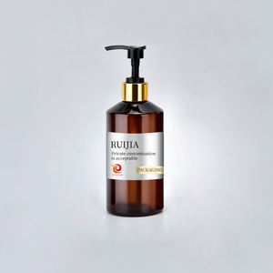 Flacon pompe 200ml 300ml 500ml vert à épaule inclinée pour savon liquide, <span class=keywords><strong>shampoing</strong></span> bébé et lotion corporelle hydratante - Product Image 5