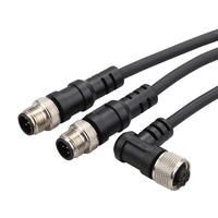 Câbles de connecteurs M12/M16 résistants aux intempéries, IP67, résistants aux UV et aux pulvérisations de sel