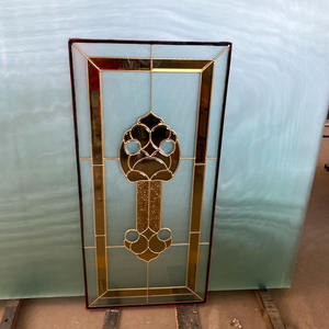 Portas de Vidro Temperado em Mosaico Colorido Moderno para Decoração Industrial Residencial Estrutura Sólida Folhas de Vidro Colorido Ecológicas - Product Image 3