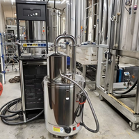 2025 dernière conception commerciale distillateur en acier inoxydable chauffage électrique 50L Machine de brassage équipement de fermentation whisky