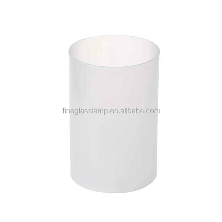 Sandblast Frosted Borosilicate Glass Candle Holder Chimney Tube Frosted Lamp Shade