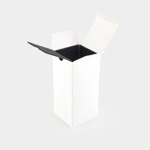Produsen grosir kemasan kotak kardus daur ulang kertas Kraft putih