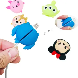 SUNLINE 2019 mode design Beliebte cartoon USB wand Ladegerät Kabel Saver Protector Für smart telefon/8pin