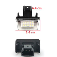 Eclairage de plaque d'immatriculation à LED pour Citroën C3 C4 C5 Berlingo Saxo Xsara Picasso Pour Peugeot 206 207 306 307 308 5008