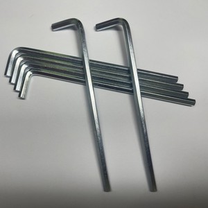 Clé Allen H4 Yongyao 110 mm en acier au carbone trempé, jeu de clés internes en forme de L - Product Image 1