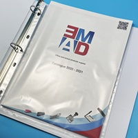 Protecteur de feuilles de papier plastique avec logo personnalisé A4 Classeur avec trous de poinçonnage Fournitures de bureau Pochette à documents