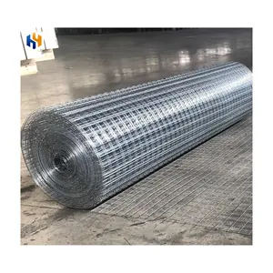 Hot dipped galvanized welded iron wire mesh 1''x 1'' 1''x1/2'' after welded wire mesh fence roll for bird cage