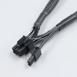 สาย PSU แบบแยกส่วน8Pin กับสายไฟ6 + 2Pin PCIe ที่เข้ากันได้กับ RMX <span class=keywords><strong>RM850X</strong></span> RM750X สาย GPU RM650X 750มม. - Product Image 5