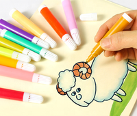 Ensemble de dessin artistique pour enfants non toxique avec étui en plastique, crayons de couleur, feutres aquarelles, 168 pièces, avec chevalet