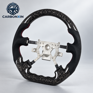 Volante de Fibra de Carbono Forjado para Nissan Patrol Y61 Y60 Gu S4 Y62 Safari Navara Pathfinder Terra 2019 - Product Image 2