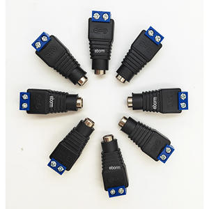 Hembra 12V 2,1x5,5 MM <span class=keywords><strong>DC</strong></span> Power Jack Plug Audio AUX Soldadura libre Conector Adaptador <span class=keywords><strong>Video</strong></span> <span class=keywords><strong>Balun</strong></span> - Product Image 2