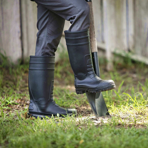 Venta al por mayor de <span class=keywords><strong>Botas</strong></span> de lluvia de seguridad de PVC con punta de acero para los hombres para la construcción agricultura <span class=keywords><strong>campo</strong></span> petrolífero minería mina <span class=keywords><strong>trabajo</strong></span> de fábrica - Product Image 6