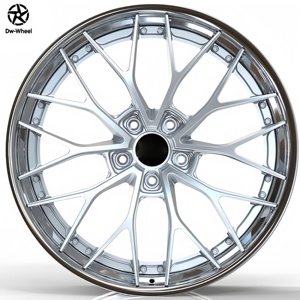 Jantes en alliage forgé DW 2 pièces 18 19 20 21 22 pouces 5x112 2pc Deep Concave Silver Chrome pour Mercedes <span class=keywords><strong>AMG</strong></span> <span class=keywords><strong>C63</strong></span> E63 GT W205 - Product Image 2