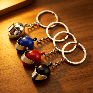 Porte-clés publicitaire <span class=keywords><strong>pas</strong></span> <span class=keywords><strong>cher</strong></span>, porte-clés de sécurité pour casque de <span class=keywords><strong>moto</strong></span>, porte-clés en métal pour voiture, cadeaux d'anniversaire, porte-clés pour cadeau promotionnel - Product Image 5
