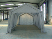 Abri de voiture extérieur personnalisé OEM ODM 20X20 pieds, abris de voiture robustes pour le stationnement des voitures, tente de garage pliable portable, auvent de tente
