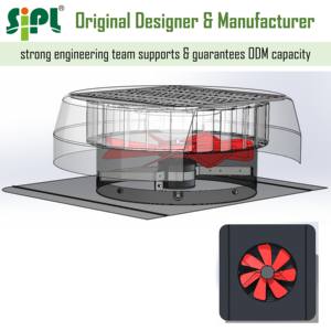 सौर पैनल डीसी ताप अर्क के साथ ऑल-इन-वन होम उपयोग एयर वेंटिलेटर के साथ ऑल-इन-वन होम उपयोग एयर वेंटिलेटर - Product Image 6