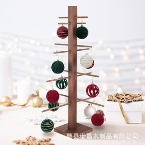 Étagère de présentation d'ornements en bois à plusieurs niveaux, 7 étages, pour la décoration de Noël - Product Image 3