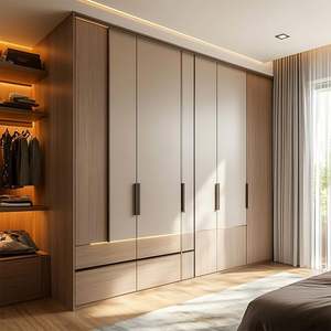 Armarios de Madera de Lujo para Hoteles, Villas y Apartamentos |   Soluciones de Almacenamiento Modernas y Personalizadas de Alta Gama para Dormitorios, Muebles Duraderos para el Hogar - Product Image 1