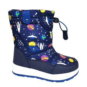 Taille enfant design mignon couleur chaude doublure en laine bottes <span class=keywords><strong>de</strong></span> randonnée Chine gros bottes <span class=keywords><strong>de</strong></span> canard <span class=keywords><strong>de</strong></span> <span class=keywords><strong>ski</strong></span> en plein air par temps froid - Product Image 1