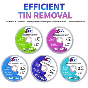 Dây lưới tách thiếc HZY 1.5-3.5mm, băng lưới đồng, dụng cụ tách mối hàn, dây hút thiếc, dây dẫn thiếc, dây trợ hàn, dây chì thiếc dùng cho hàn - Product Image 2