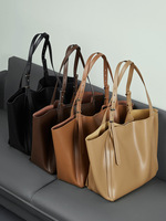 Sac fourre-tout vintage de luxe en cuir véritable sur mesure, grande capacité, pour femmes, décontracté, tendance, sacs à bandoulière surdimensionnés