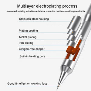 Estación de Soldadura Industrial MAANT Serie <span class=keywords><strong>C210</strong></span> T26 210 Mango de Soldadura Sin Plomo Nano Galvanoplastia para Resistencia a la Corrosión - Product Image 3