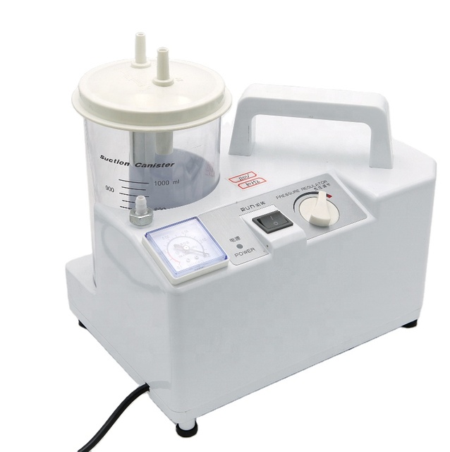 MEDEASE Hospital Electric Portable Medical Vacuum Suction Device ME-6A1 with 1000ml Bottle 15L/min Pumping Rate