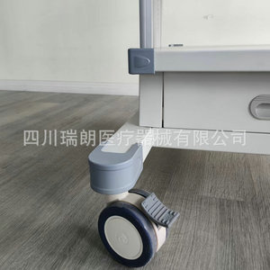 Sichuan Ruilang Instrument <b>Trolley</b> 577x765x1200mm 4-Layer Adjustable Shelves Medical Mobile Cart - Product Image 3