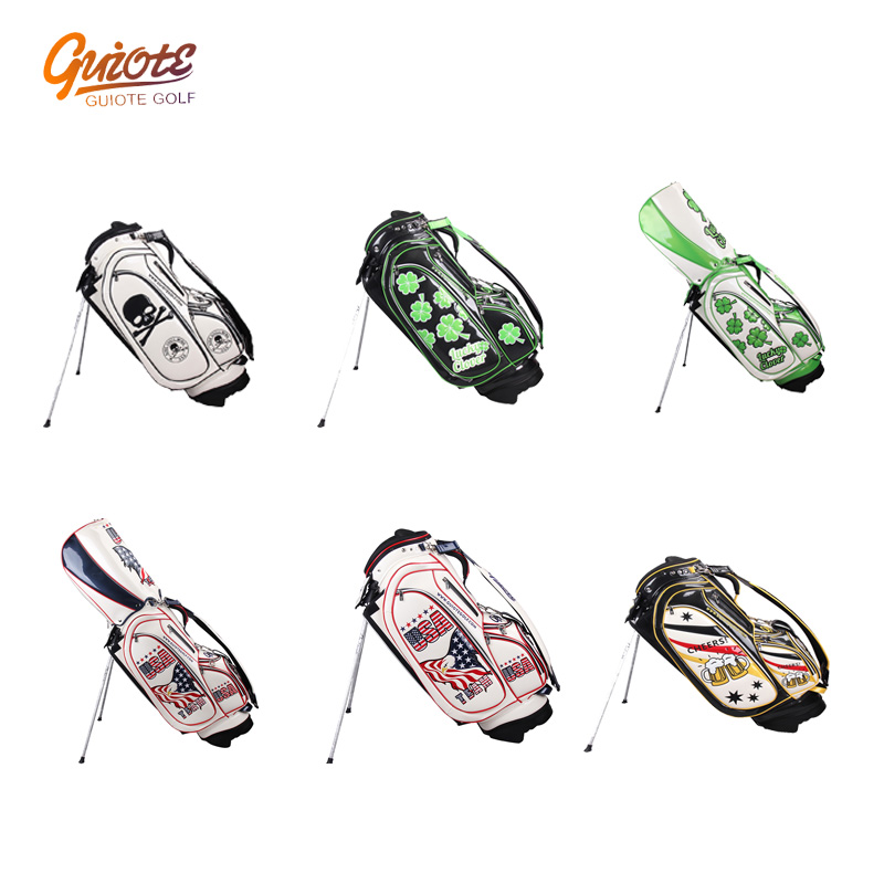 Retractable height PLAYEAGLE Golf Gun Bag Contain Half Set Golf Clubs Nylon Golf Stand Bags Outdoors Bag