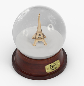 Tháp <span class=keywords><strong>Eiffel</strong></span> Quả cầu tuyết lưu niệm Quốc Gia Quả cầu tuyết thành phố nước - Product Image 2