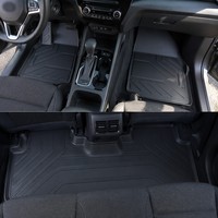 Tapis de sol en caoutchouc 5D Premium à rebord surélevé, lot de 4 pièces pour Tesla Model Y Juniper, toutes saisons, ajustement personnalisé, ensemble complet, vente en gros