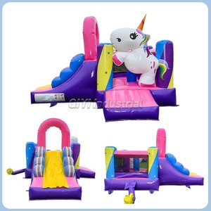Commercial Bounce House Combo White Jumping Castle con tobogán Mini Jumping Castle para niños - Product Image 2