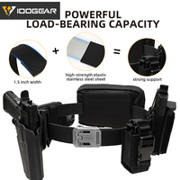 Cinturón Táctico IDOGEAR de 1.5 Pulgadas, Cinturón EDC Reforzado, Cinturón Táctico de Trabajo con Hebilla de Liberación Rápida