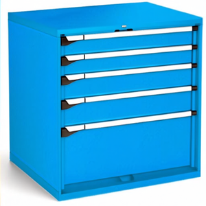 Armoire à tiroirs Fami Master Key Comfort, 5 tiroirs, 1020x726x850 mm, rouge rubis RAL3003, rangement d'outils - Product Image 2