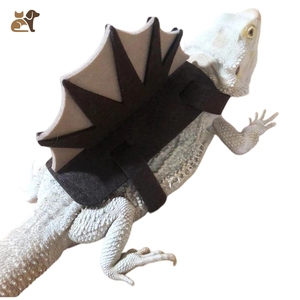Disfraz de Lagarto Camaleón, <span class=keywords><strong>Ropa</strong></span> Divertida para Mascotas Pequeñas, Accesorio de Fieltro de Dinosaurio - Product Image 1