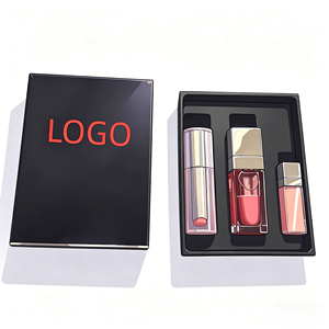 New Popular Lipstick <b>Lip</b> oil <b>Lip</b> Gloss 3-Piece Set Regular Size Long-lasting moisturizing care for the <b>lips</b> - Product Image 2