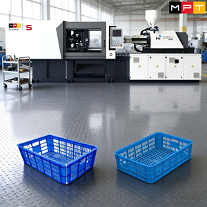 Factory Direct Plastic Fruit Basket Injection Molding <b>Machine</b> for PP <b>ABS</b> Crate Production - Product Image 1