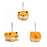 Gantungan Kunci Boneka Anjing Lucu Lembut Kawaii Shiba Inu Hewan Grosir Produsen Kustom Liontin Gantungan Tas Hadiah untuk Anak-anak