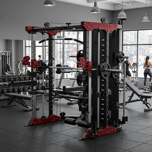 Macchina Smith Combo Professionale in Acciaio Inossidabile <span class=keywords><strong>per</strong></span> Allenamento Intensivo, Attrezzatura Commerciale da Palestra <span class=keywords><strong>per</strong></span> Forza, Bodybuilding, Braccia e <span class=keywords><strong>Petto</strong></span> - Product Image 4