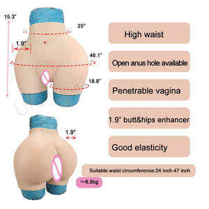 กางเกงในเสริมสะโพกขนาด 4.8 ซม. พร้อมซิลิโคนเสริมก้นและช่องคลอดเทียมสำหรับผู้ที่ต้องการแต่งกายข้ามเพศและเกย์ - Product Image 2