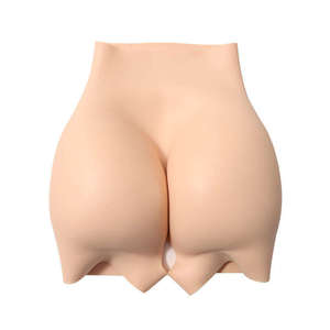 Female Bamboo Fiber Shapewear <strong>Big</strong> Fake Butt Hips Enhancement Realistic Ass Sexy Lift <strong>Bum</strong> Pants Mid Waist Cat Pattern <strong>Leggings</strong> - Product Image 2