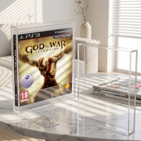 Boîte de rangement pour jeux en acrylique, boîte de présentation transparente anti-poussière, compatible avec la collection de jeux PS5/PS4/PS3/Xbox, boîte en acrylique