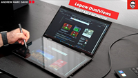 Nuevo Monitor Portátil Triple Dualviews 15T de 15.6 Pulgadas con Pantalla Táctil IPS LCD de 360 Grados, 100% SRGB HDR Ultra Delgado USB-C