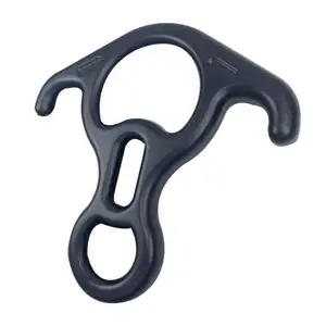 Guaranteed Quality Ox Horn 8 Ring Descender Aluminum Safety Rescue Descender
