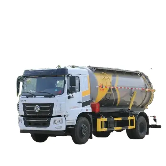 Best Verkopende 12 Cbm Dongfeng Industriële Vacuüm Riolering Zuiging Tankwagen Riolering