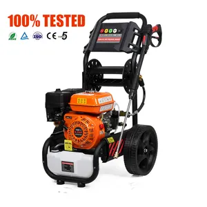 Bison China 2.4Gpm 9Lpm 211 Cc 7Hp Car Wash Machine 180 Bar 2600 Psi Low Fuel Consumption High Pressure Washer